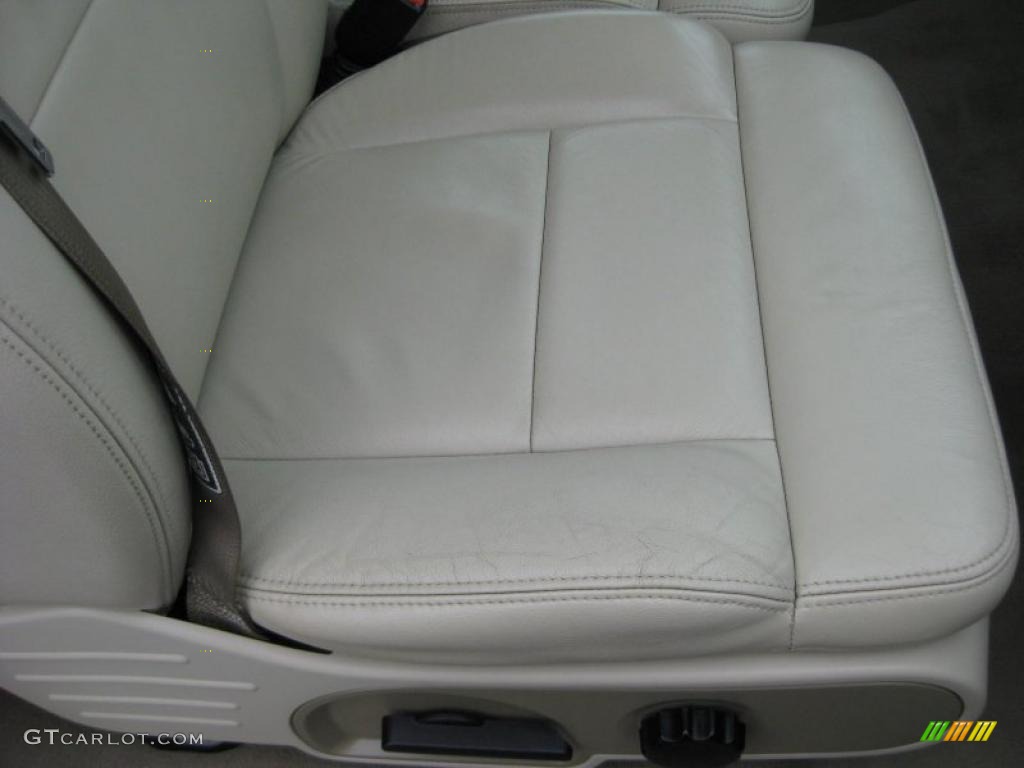 2004 F150 Lariat SuperCab - Oxford White / Tan photo #22