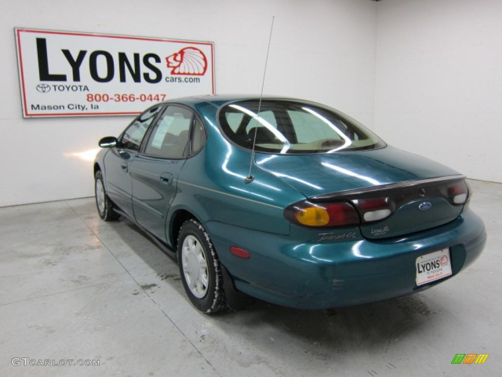 1996 Taurus GL - Pacific Green Metallic / Beige photo #9