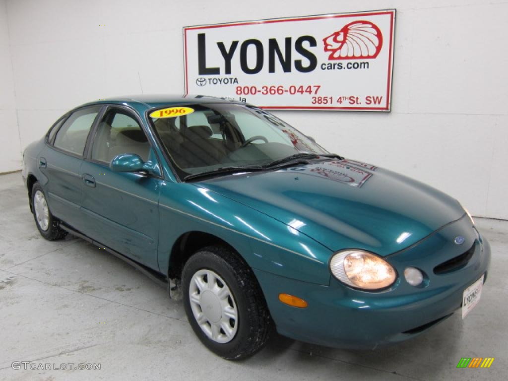 1996 Taurus GL - Pacific Green Metallic / Beige photo #17