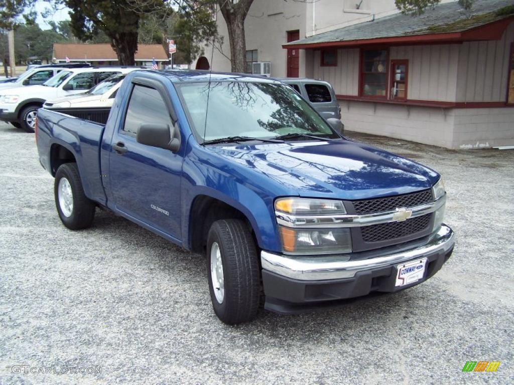 Superior Blue Metallic 2005 Chevrolet Colorado LS Regular Cab Exterior Photo #44809208