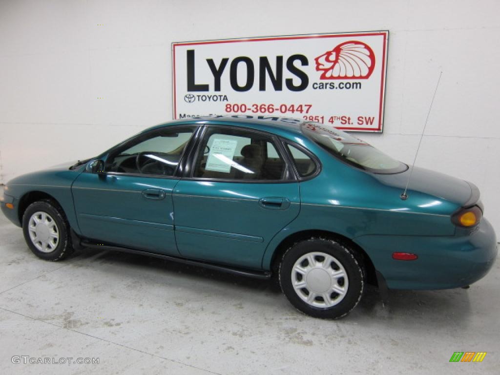 1996 Taurus GL - Pacific Green Metallic / Beige photo #25