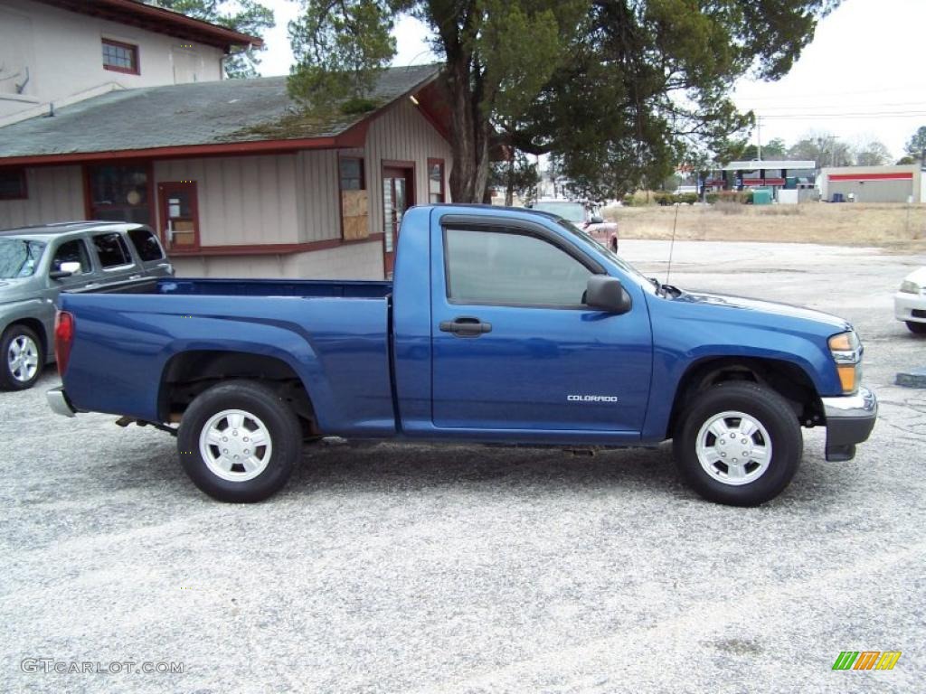 Superior Blue Metallic 2005 Chevrolet Colorado LS Regular Cab Exterior Photo #44809228