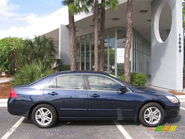2006 Accord EX-L Sedan - Royal Blue Pearl / Gray photo #18