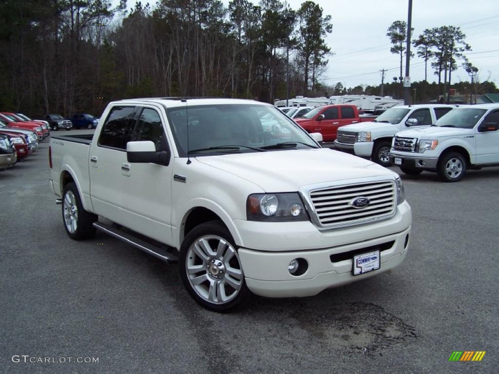 Oxford White 2008 Ford F150 Limited SuperCrew Exterior Photo #44812148
