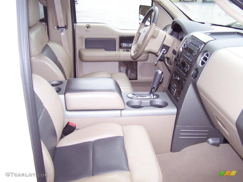 2008 F150 Limited SuperCrew - Oxford White / Tan photo #19