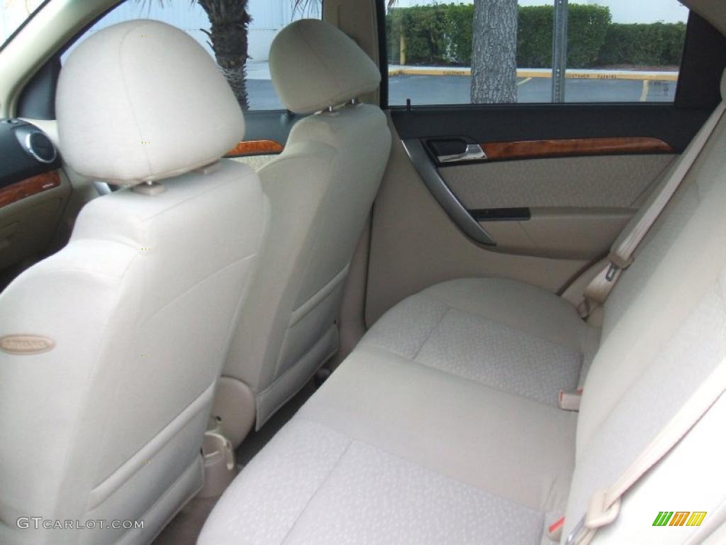 2008 Aveo LT Sedan - Sport Red Metallic / Neutral Beige photo #4