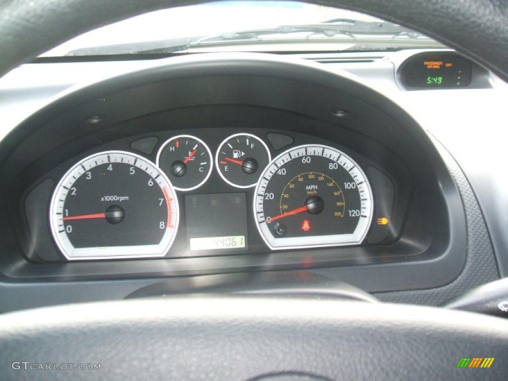 2008 Aveo LT Sedan - Sport Red Metallic / Neutral Beige photo #8