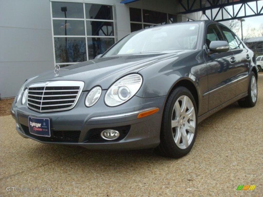 2008 E 350 Sedan - Flint Grey Metallic / Black photo #1