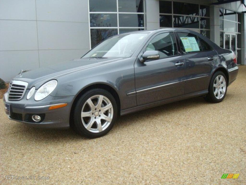 2008 E 350 Sedan - Flint Grey Metallic / Black photo #2