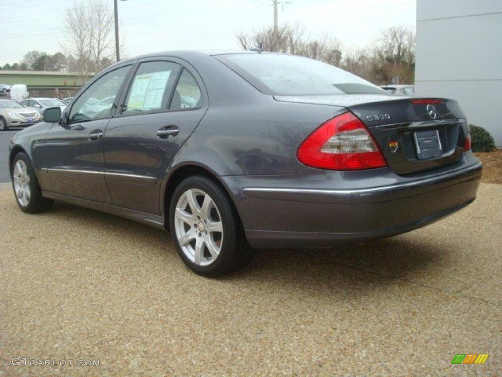 2008 E 350 Sedan - Flint Grey Metallic / Black photo #4