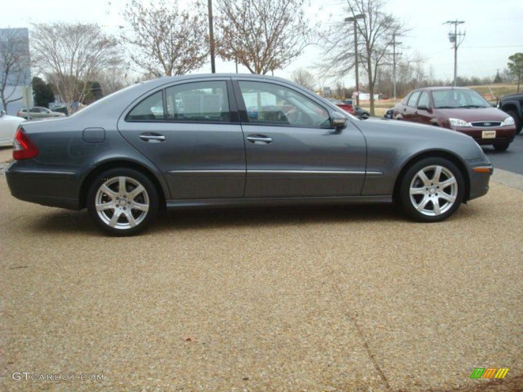 2008 E 350 Sedan - Flint Grey Metallic / Black photo #6