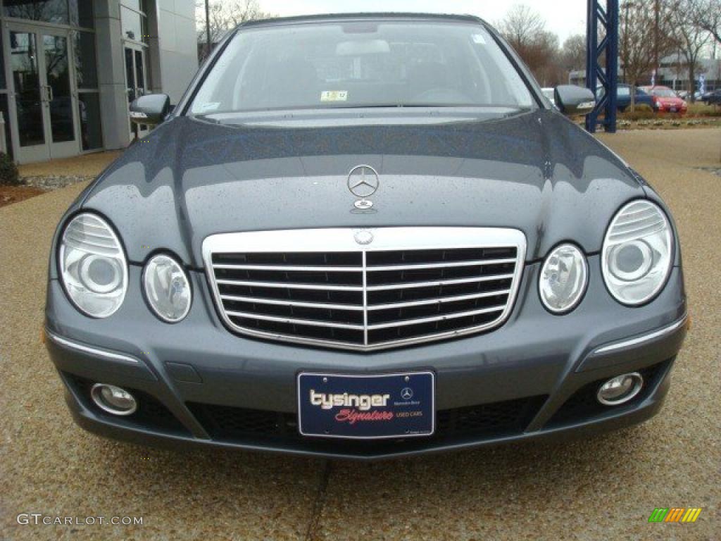 2008 E 350 Sedan - Flint Grey Metallic / Black photo #8