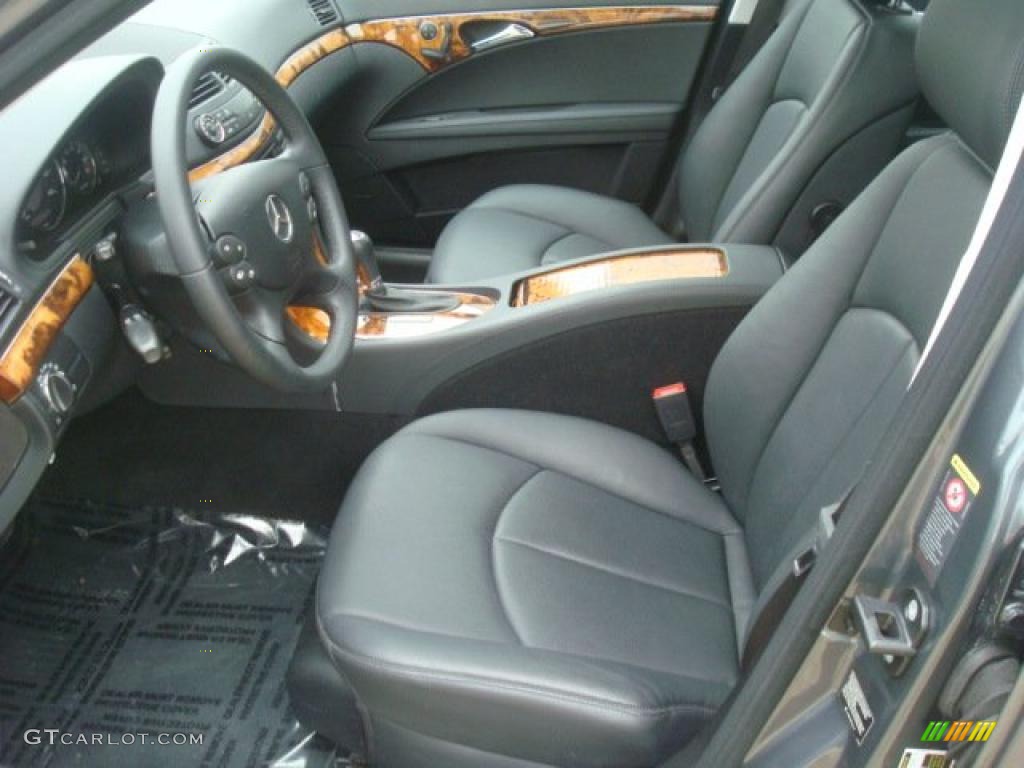2008 E 350 Sedan - Flint Grey Metallic / Black photo #9