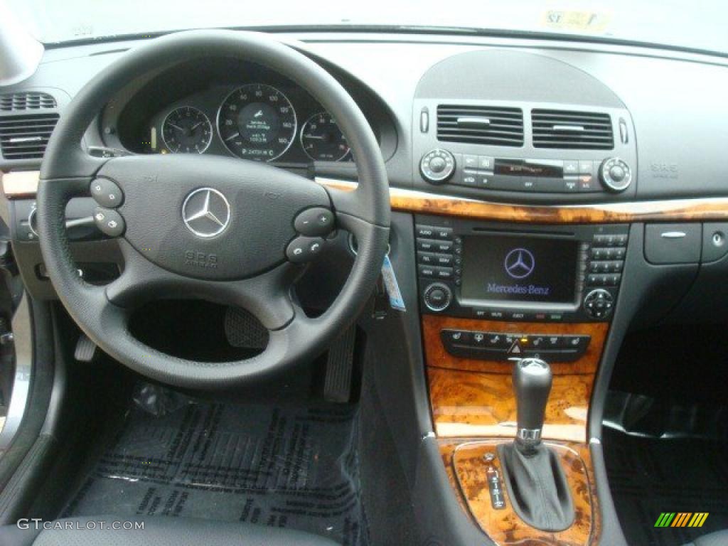 2008 E 350 Sedan - Flint Grey Metallic / Black photo #11