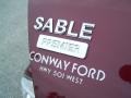 Merlot Metallic - Sable Premier Sedan Photo No. 14