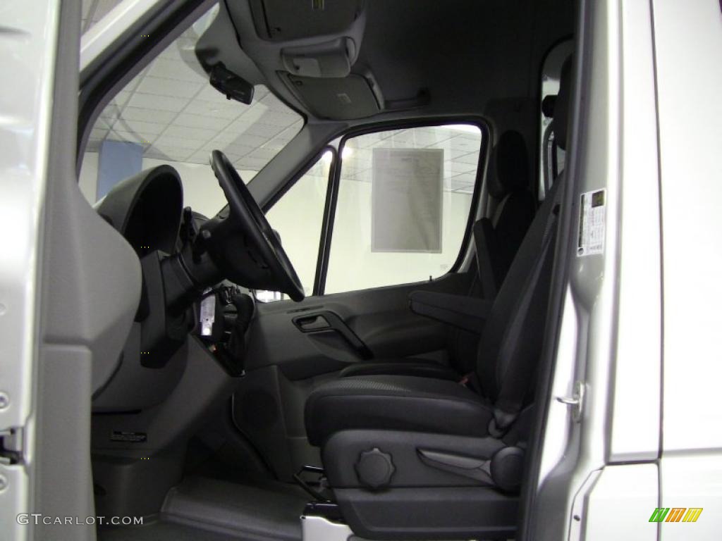 Black Interior 2011 Mercedes-Benz Sprinter 2500 High Roof Passenger Van Photo #44813762