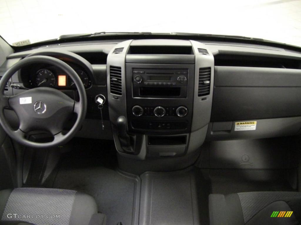 2011 Mercedes-Benz Sprinter 2500 High Roof Passenger Van Black Dashboard Photo #44813824