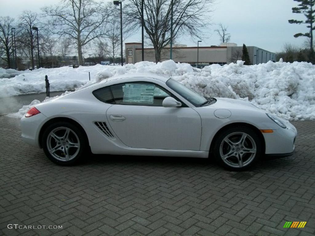 Carrara White 2011 Porsche Cayman Standard Cayman Model Exterior Photo #44814450