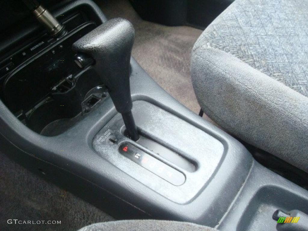 1997 Civic EX Coupe - Black Pearl Metallic / Gray photo #13