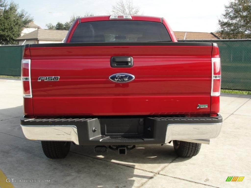 Red Candy Metallic 2010 Ford F150 XLT SuperCrew 4x4 Exterior Photo #44814988