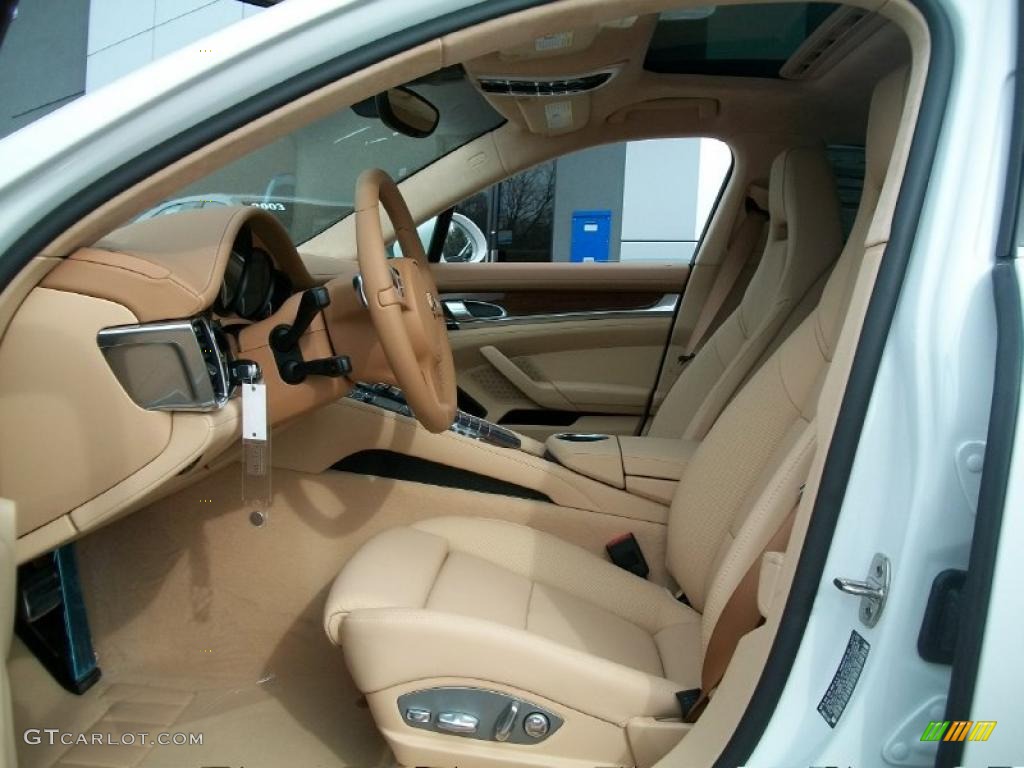 Luxor Beige Interior 2011 Porsche Panamera Turbo Photo #44815080
