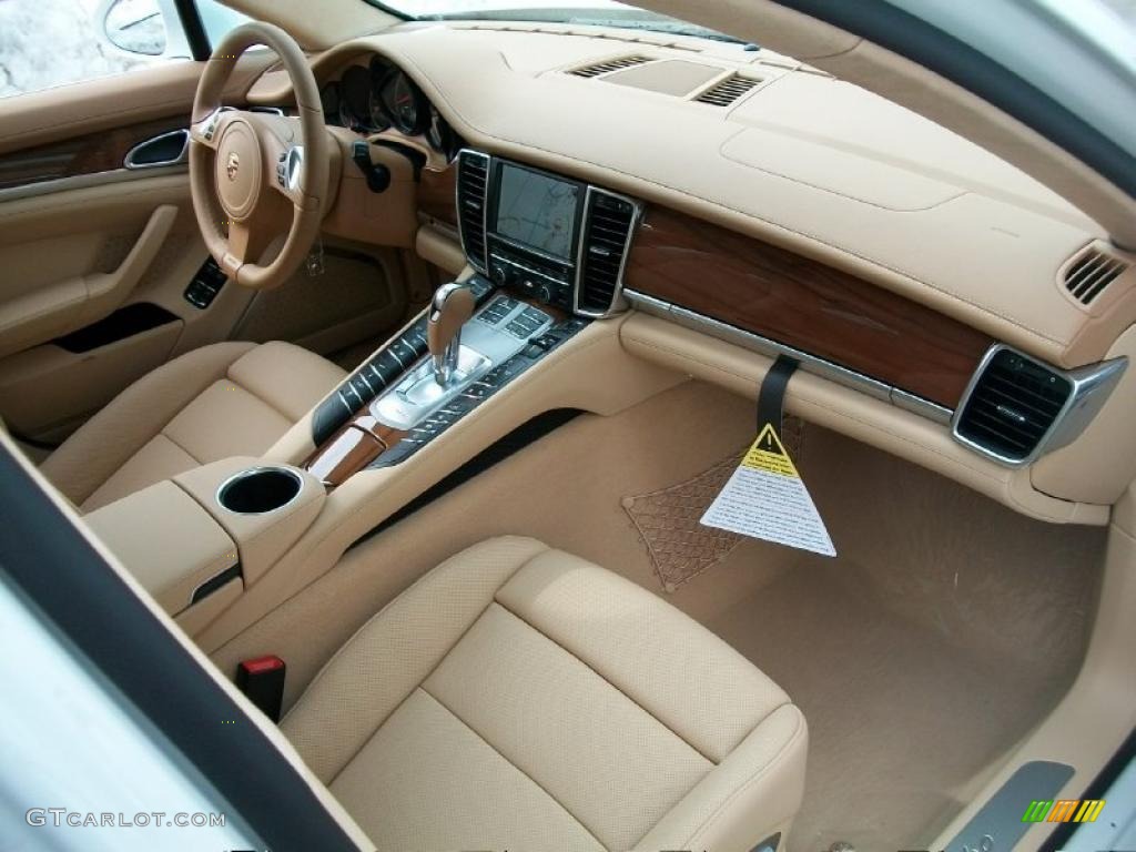 Luxor Beige Interior 2011 Porsche Panamera Turbo Photo #44815352