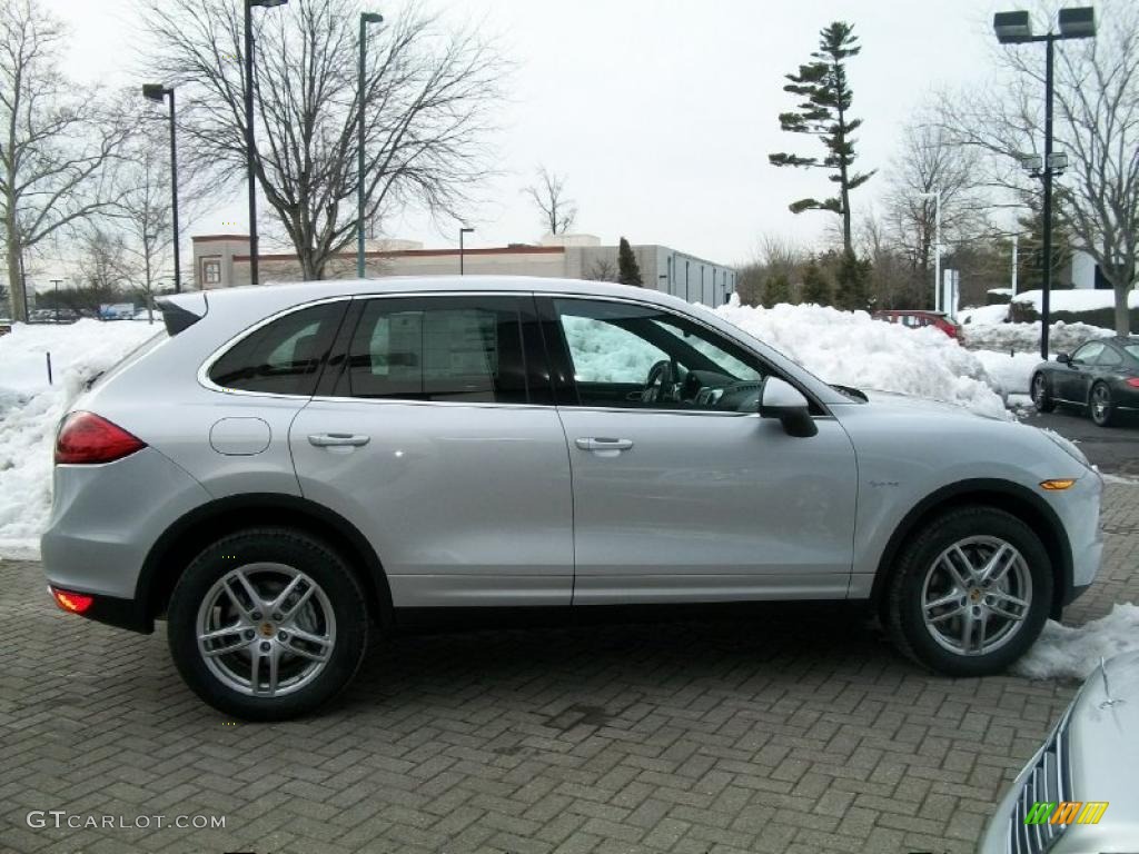 Classic Silver Metallic 2011 Porsche Cayenne S Hybrid Exterior Photo #44816020