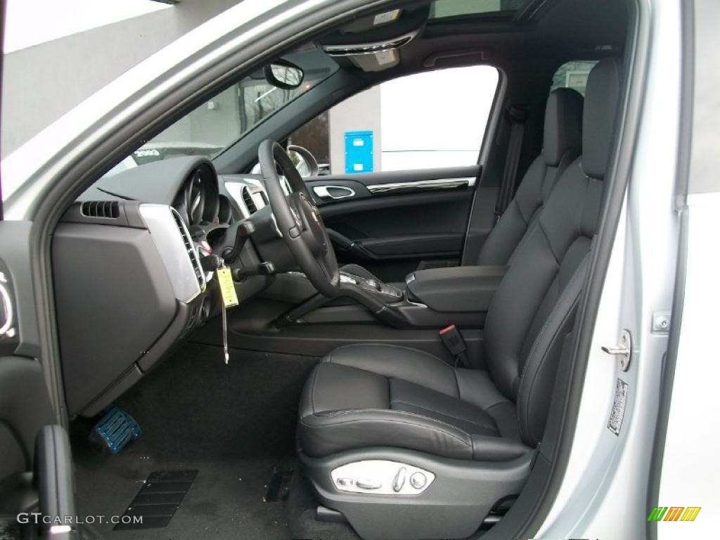 Black Interior 2011 Porsche Cayenne S Hybrid Photo #44816168