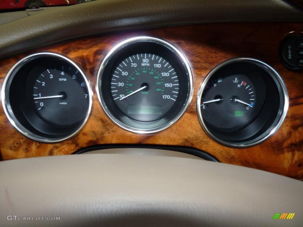 2005 Jaguar XK XK8 Convertible Gauges Photo #44816708