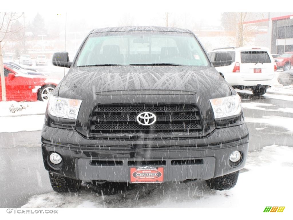 2009 Tundra TRD Rock Warrior Double Cab 4x4 - Black / Graphite Gray photo #6