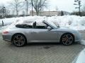 2011 GT Silver Metallic Porsche 911 Carrera S Cabriolet  photo #4