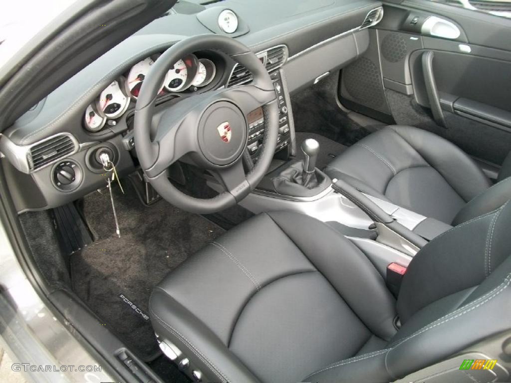 2011 911 Carrera S Cabriolet - GT Silver Metallic / Black photo #10