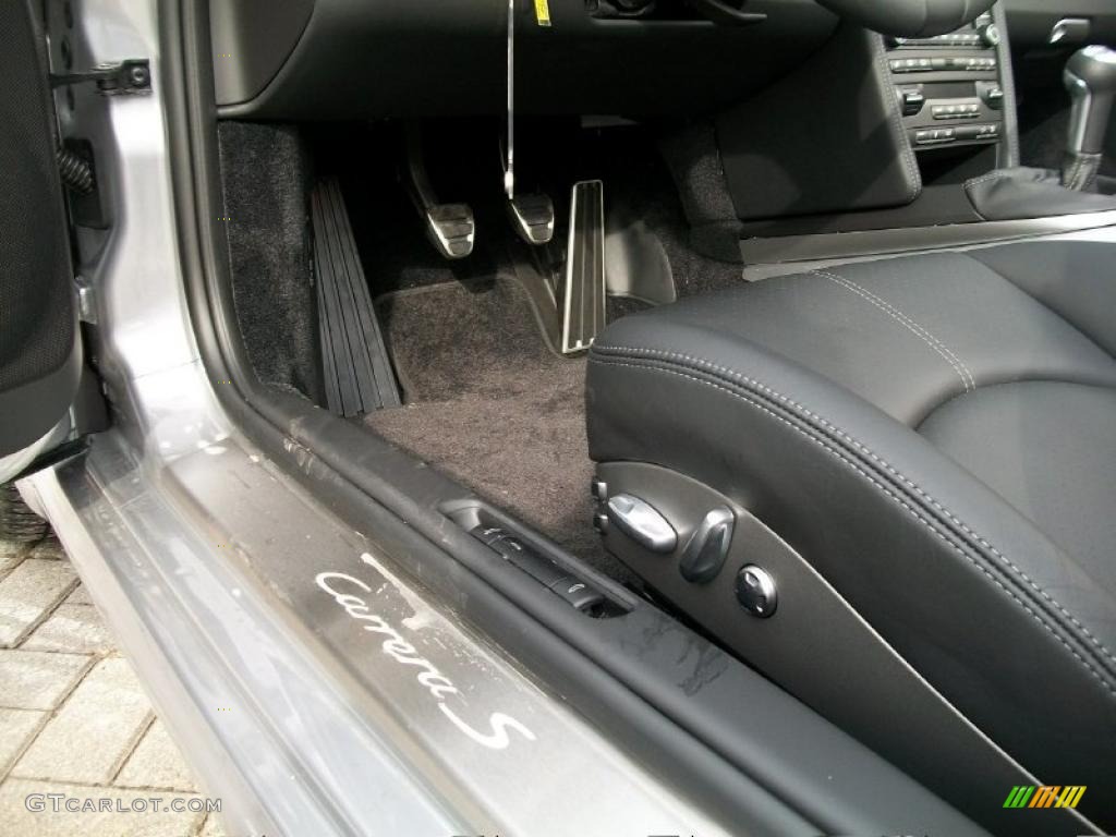 2011 911 Carrera S Cabriolet - GT Silver Metallic / Black photo #11
