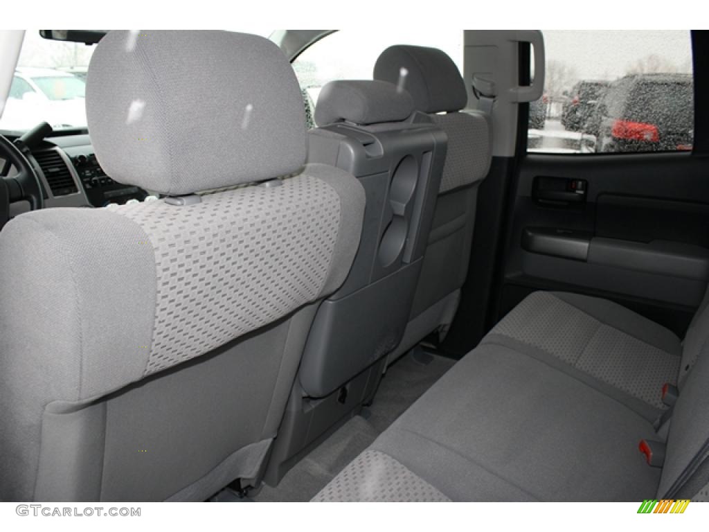 2010 Tundra Double Cab 4x4 - Slate Gray Metallic / Graphite Gray photo #9