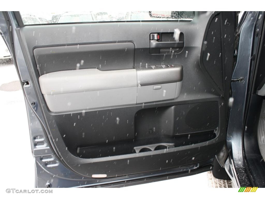 2010 Tundra Double Cab 4x4 - Slate Gray Metallic / Graphite Gray photo #13