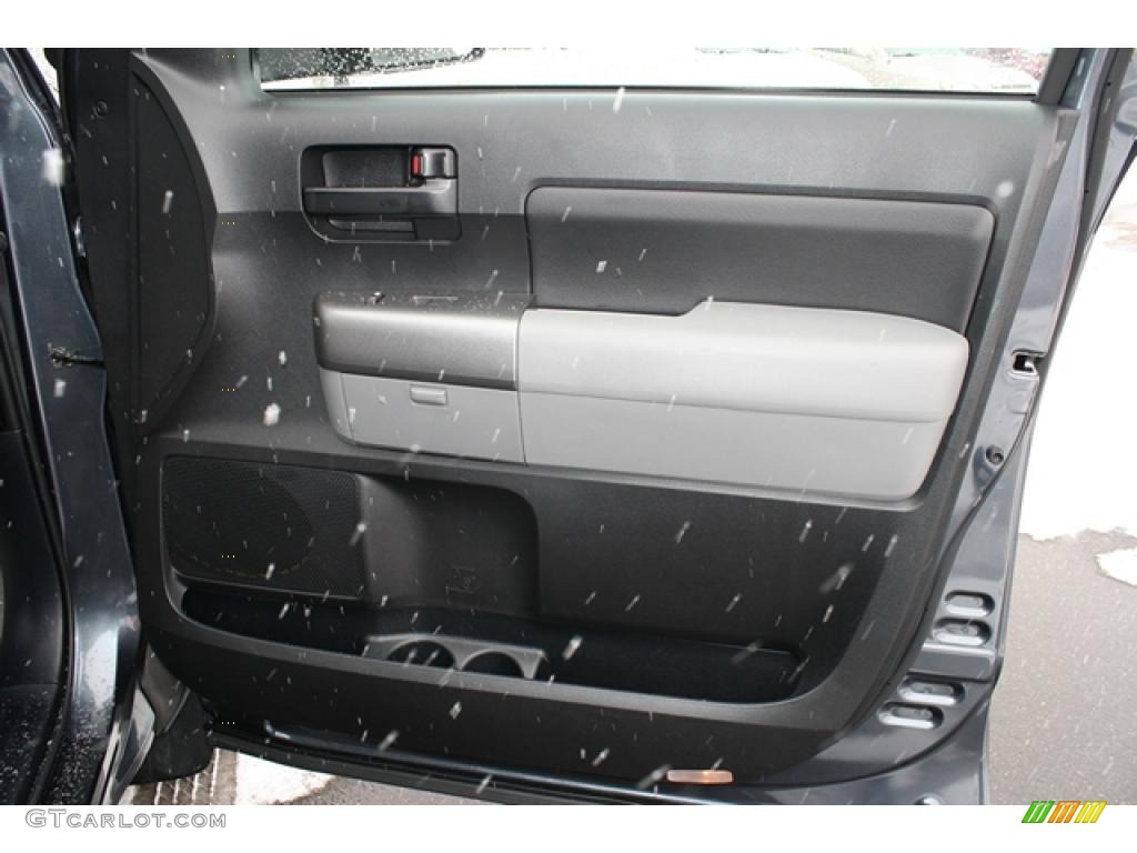 2010 Tundra Double Cab 4x4 - Slate Gray Metallic / Graphite Gray photo #14