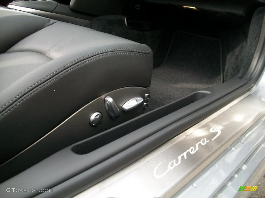 2011 911 Carrera S Cabriolet - GT Silver Metallic / Black photo #25