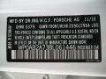 2011 Porsche Panamera 4S Info Tag