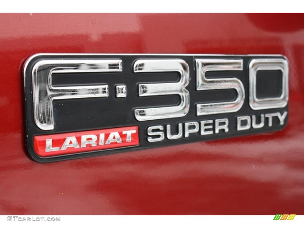 2001 Ford F350 Super Duty Lariat Crew Cab 4x4 Marks and Logos Photo #44818264