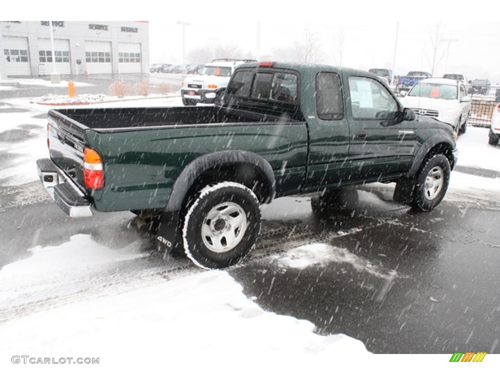 2001 Tacoma V6 Xtracab 4x4 - Imperial Jade Green Mica / Charcoal photo #2