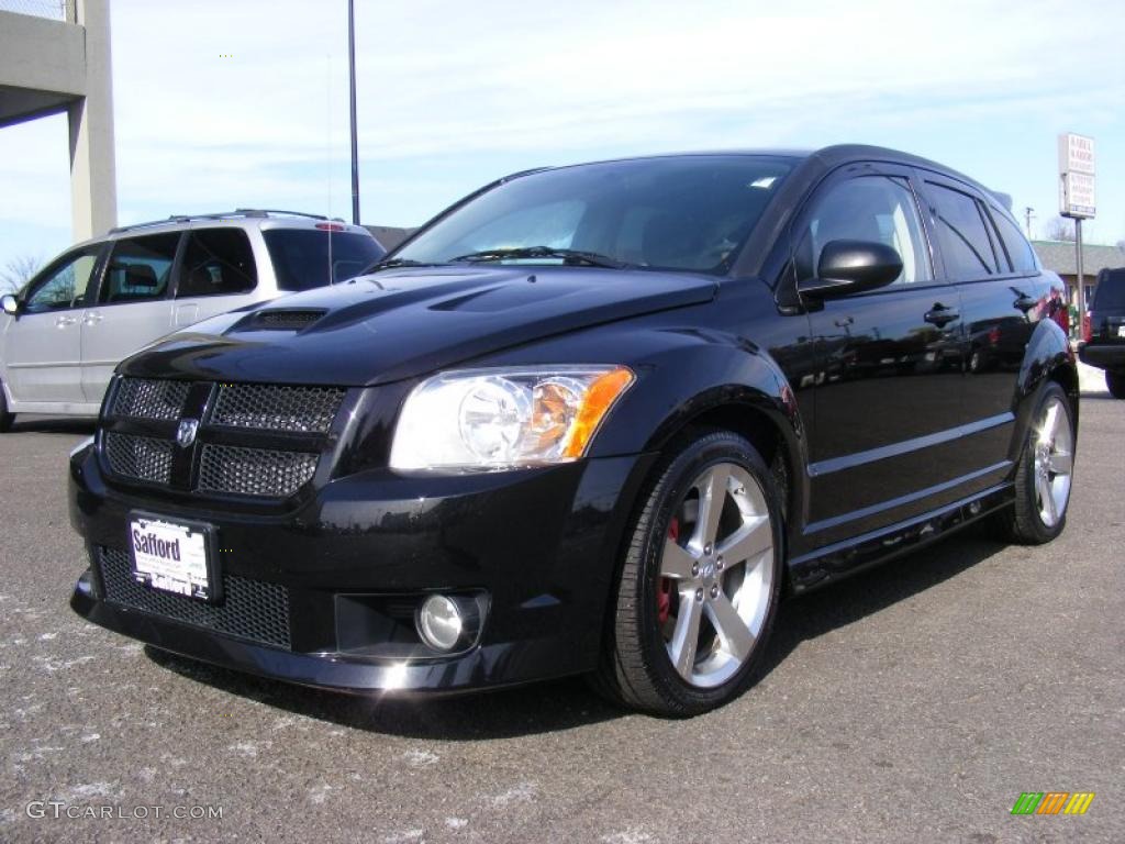 Brilliant Black Crystal Pearl 2008 Dodge Caliber SRT4 Exterior Photo #44818504