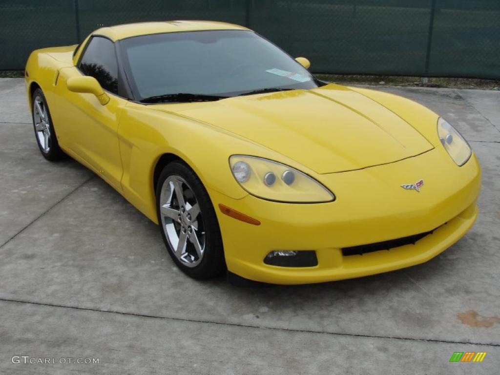 Velocity Yellow 2007 Chevrolet Corvette Coupe Exterior Photo #44818568