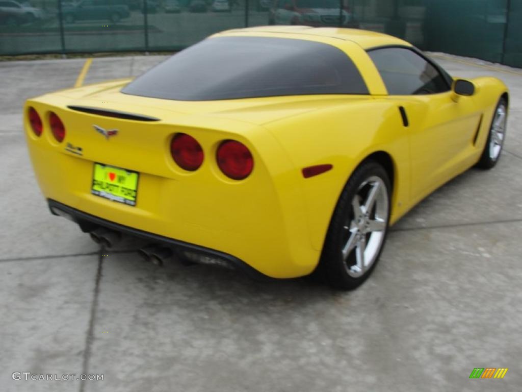 Velocity Yellow 2007 Chevrolet Corvette Coupe Exterior Photo #44818596