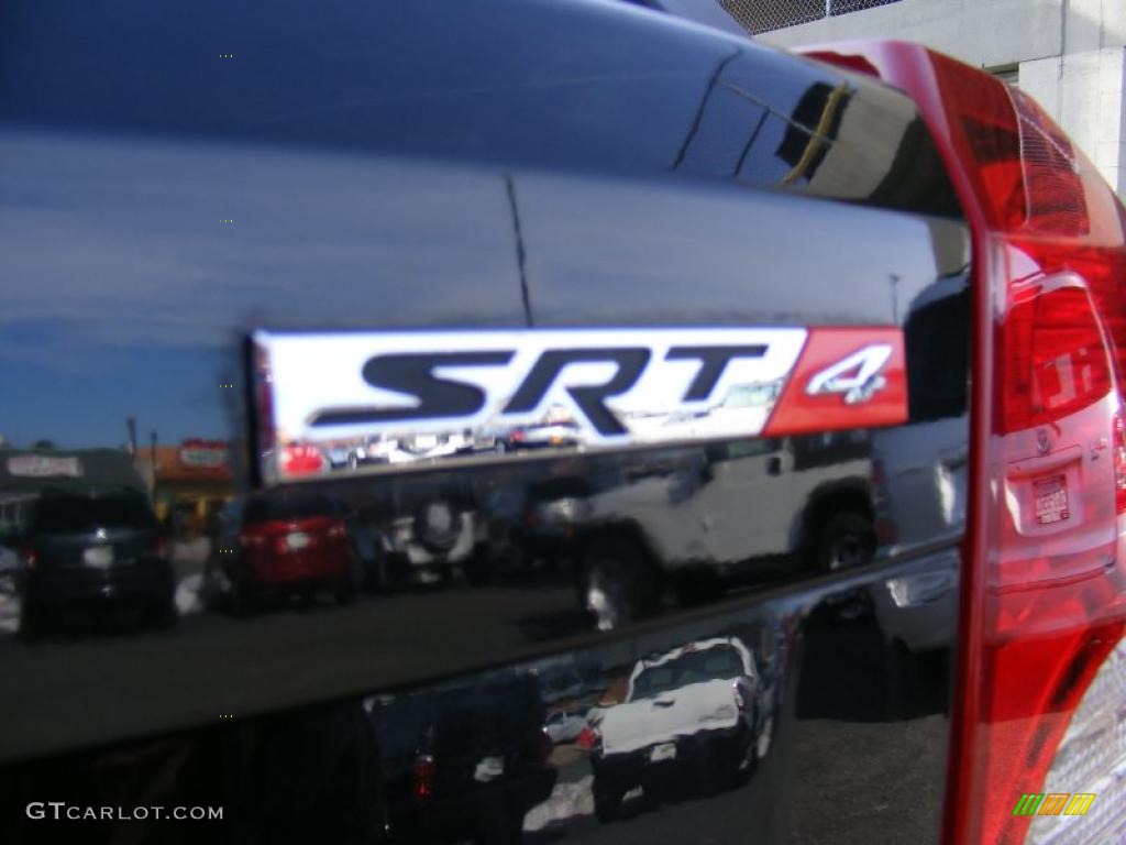 2008 Caliber SRT4 - Brilliant Black Crystal Pearl / Dark Slate Gray photo #10