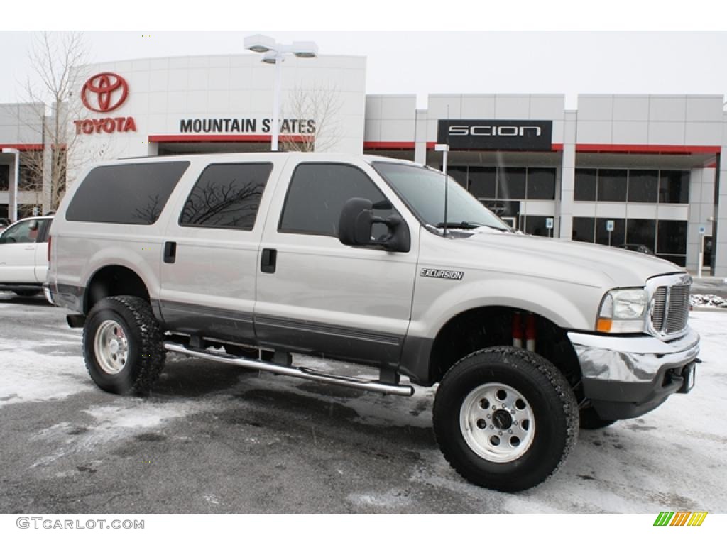 2003 Excursion XLT 4x4 - Silver Birch Metallic / Medium Flint photo #1