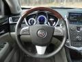 2011 Cadillac SRX Titanium/Ebony Interior Steering Wheel Photo