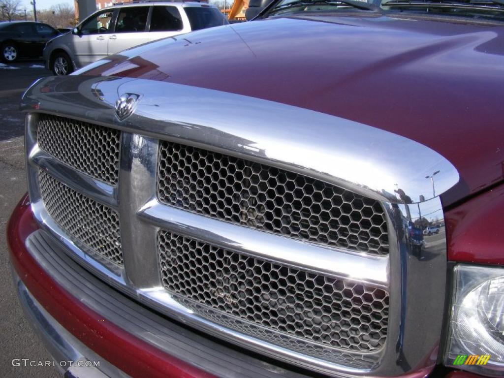 2002 Ram 1500 SLT Quad Cab 4x4 - Dark Garnet Red Pearlcoat / Dark Slate Gray photo #13