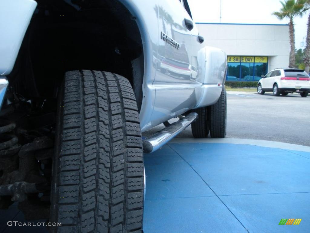 2004 Ram 3500 SLT Quad Cab 4x4 Dually - Bright Silver Metallic / Dark Slate Gray photo #13