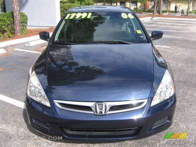 2006 Accord EX-L Sedan - Royal Blue Pearl / Gray photo #39