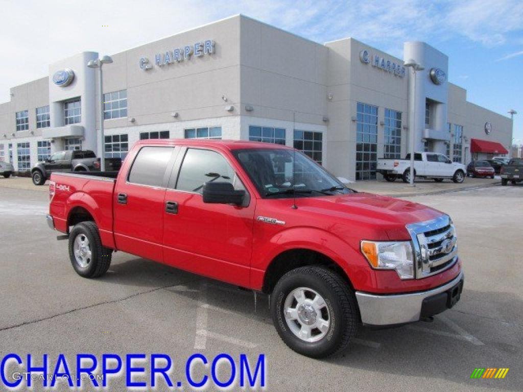 Vermillion Red Ford F150